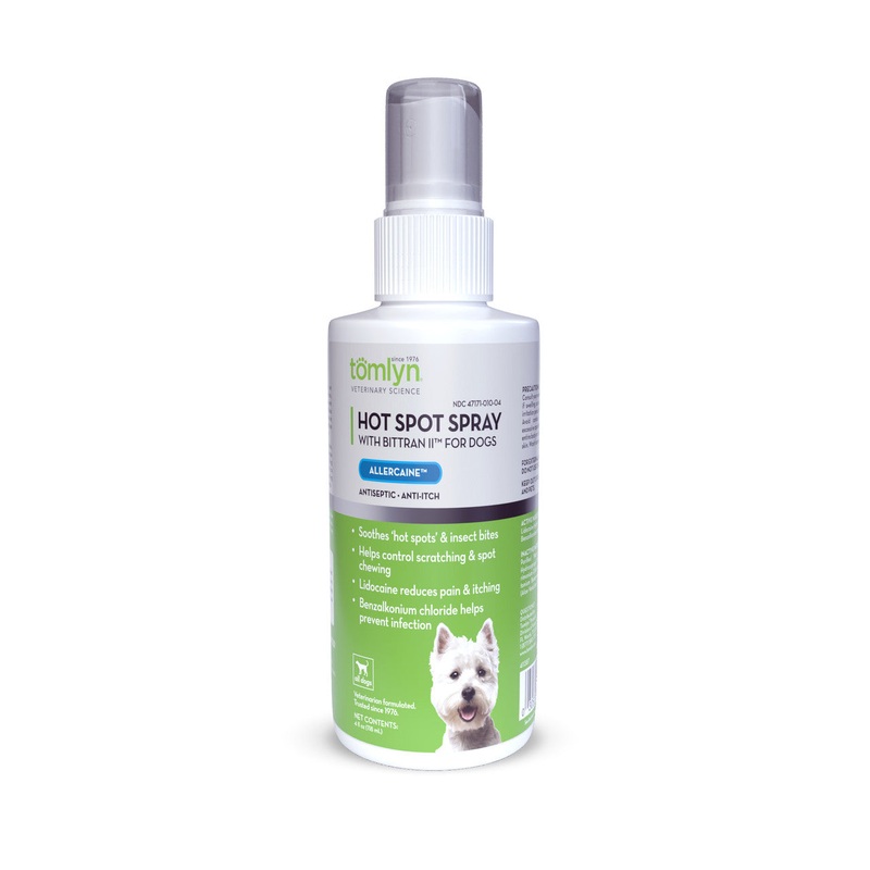 Tomlyn Allercaine Hot Spot Spray for Dogs (4 oz)