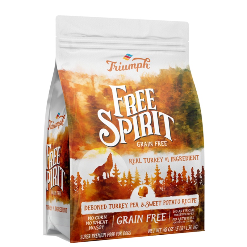 Triumph Free Spirit Grain Free Turkey & Sweet Potato Recipe Dog Food 14 lbs. (14 lbs.)