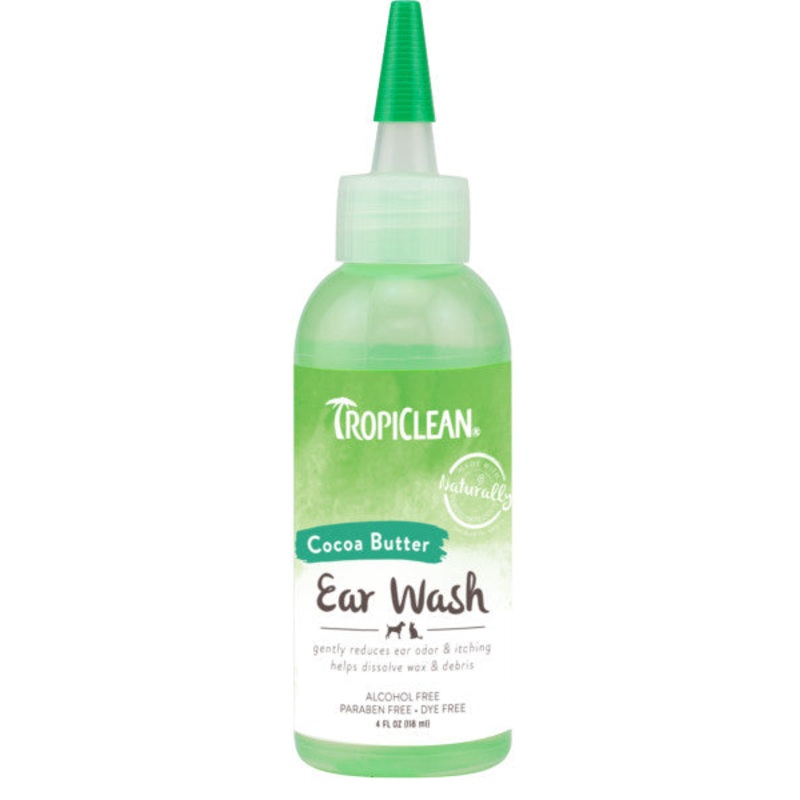 TropiClean Alcohol Free Ear Wash for Pets (4 oz)
