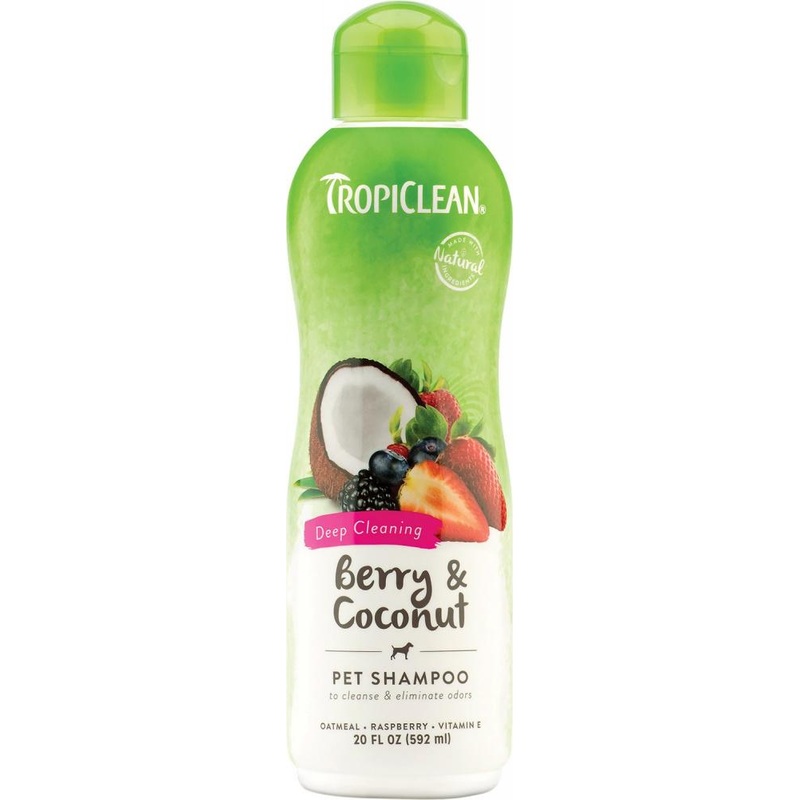 TropiClean Berry & Coconut Deep Cleansing Shampoo for Pets