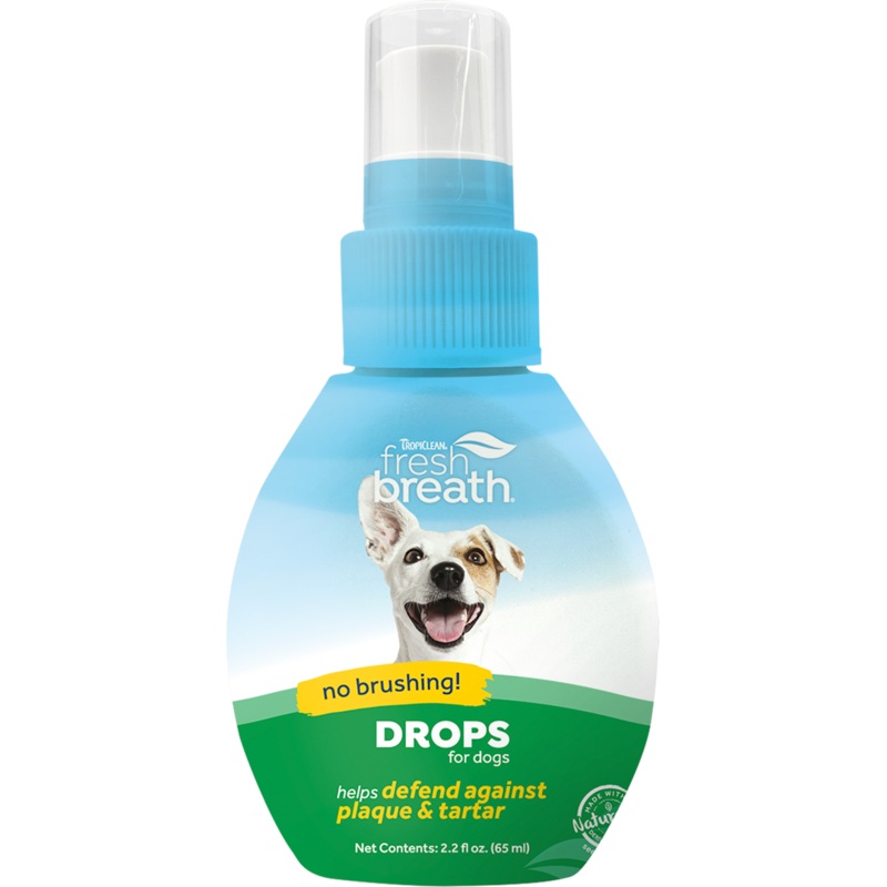 TropiClean Fresh Breath Oral Care Drops for Dogs