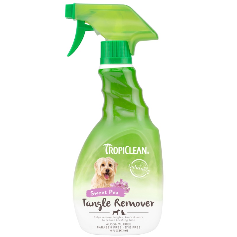 TropiClean Sweet Pea Tangle Remover Spray for Pets