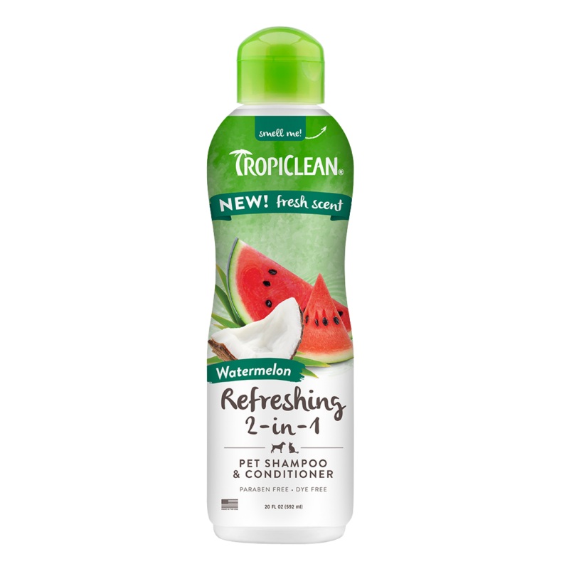 TropiClean Watermelon Deep Cleansing 2-In-1 Pet Shampoo & Conditioner