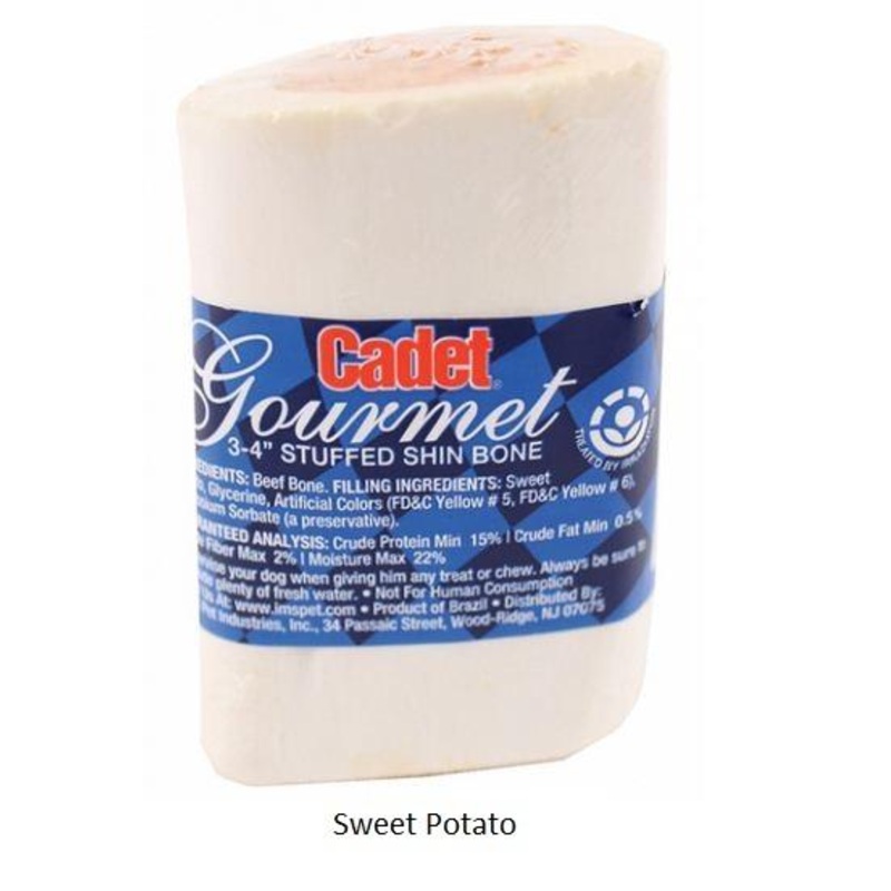 Cadet Gourmet Stuffed Small Shin Dog Bone