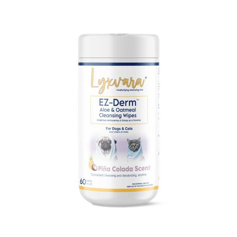 Swedencare Lyxvara EZ-Derm Aloe & Oatmeal Cleansing Wipes