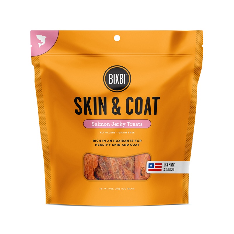 BIXBI Skin & Coat Salmon Jerky Treats