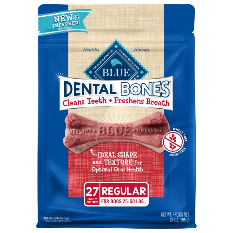 Blue Buffalo Blue All Natural Dental Bones Dog Treats
