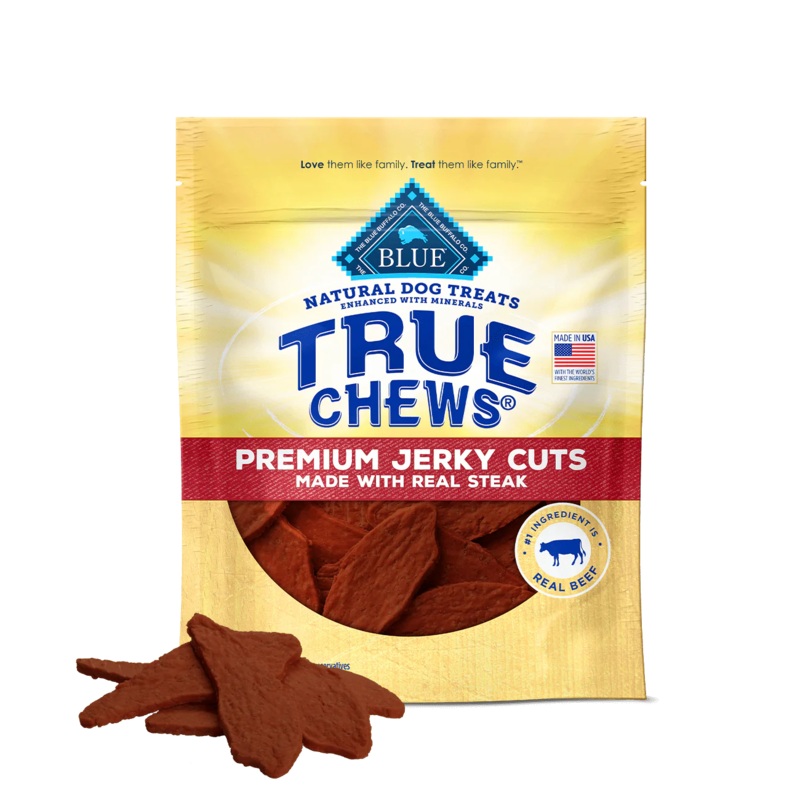 Blue Buffalo BLUE True Chews Premium Jerky Cuts Made with Real Steak Dog Treats