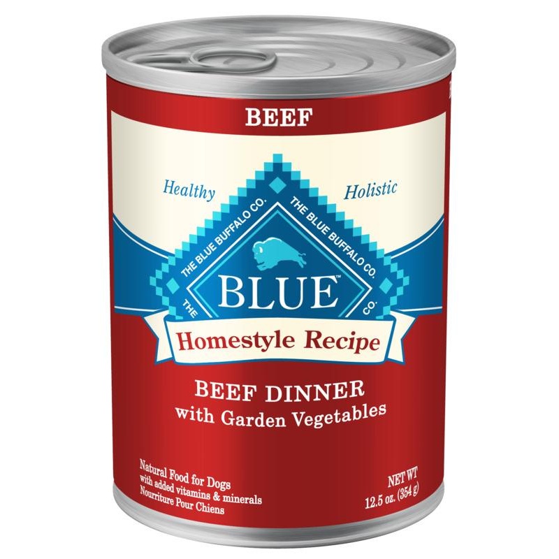 Blue Buffalo Homestyle Beef Dinner with Garden Vegetables & Sweet Potatoes Canned Dog Food