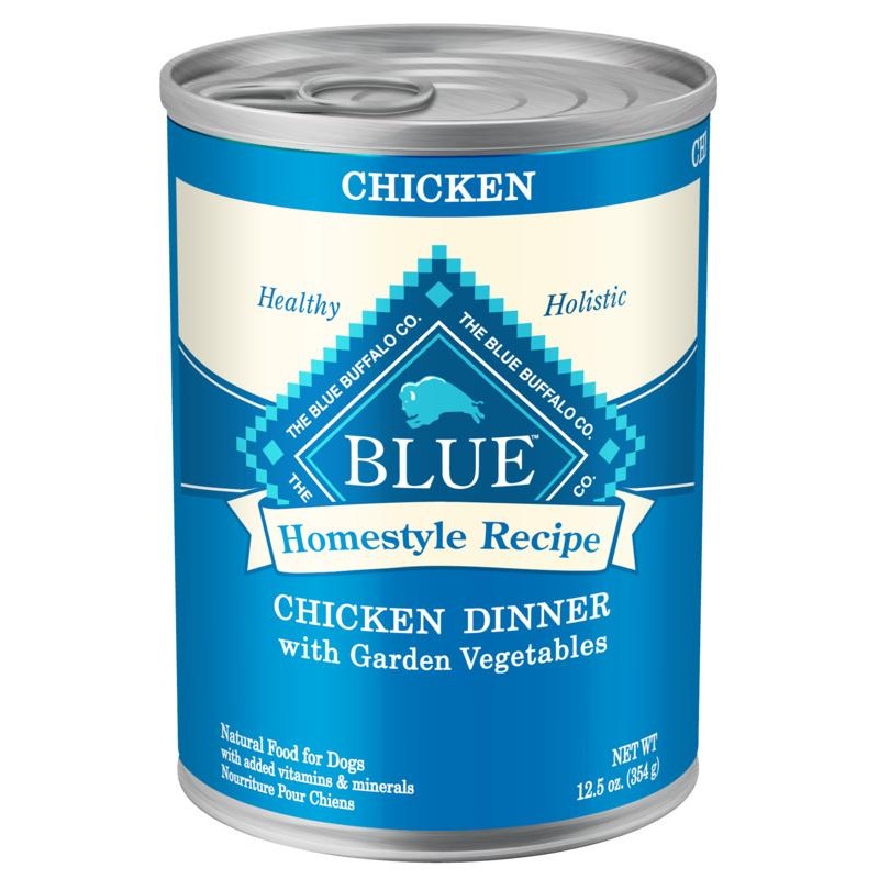 Blue Buffalo Homestyle Recipe Chicken Dinner with Garden Vegetables & Brown Rice Canned Dog Food