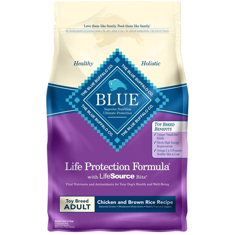 Blue Buffalo Life Protection Formula Natural Chicken & Brown Rice Recipe Adult Toy Breed Dry Dog Food