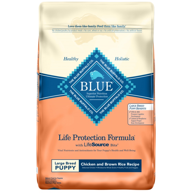 Blue Buffalo Life Protection Natural Chicken & Brown Rice Recipe Large Breed Puppy Dry Dog Food