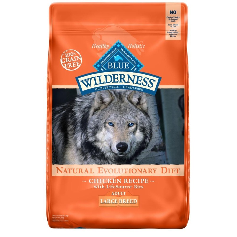 Blue Buffalo Wilderness Grain Free High Protein Chicken Recipe Adult Large Breed Dry Dog Food