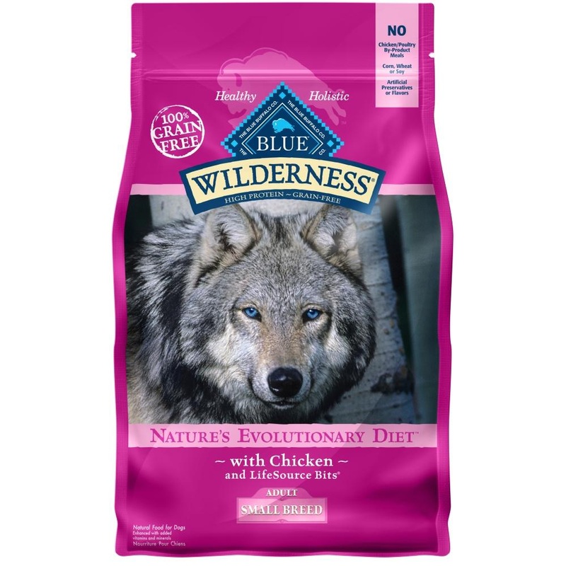 Blue Buffalo Wilderness Grain Free High Protein Chicken Recipe Adult Small Breed Dry Dog Food