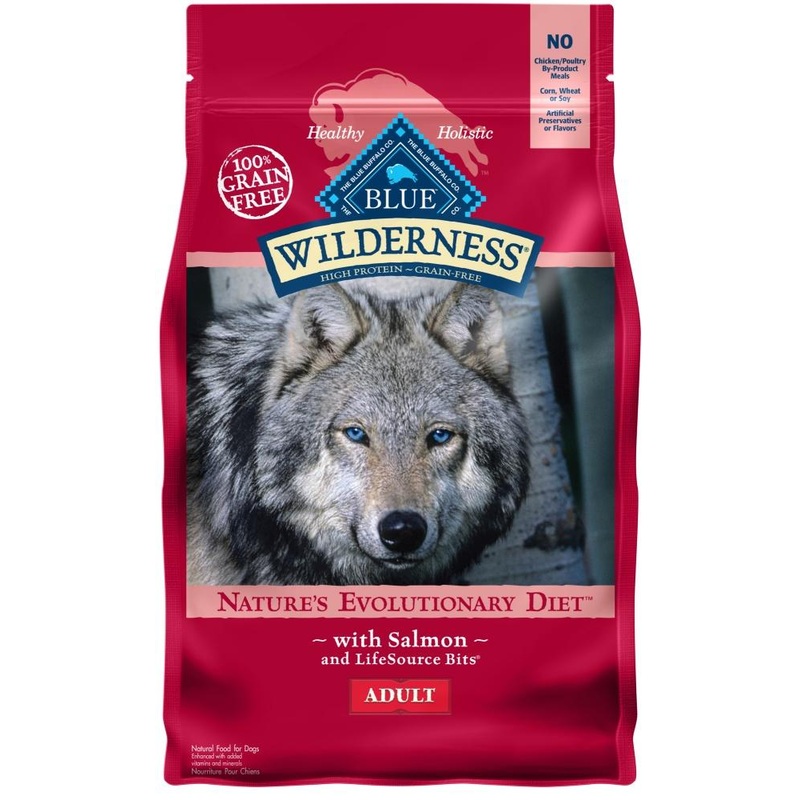Blue Buffalo Wilderness Grain Free Natural Salmon Recipe Adult Dry Dog Food