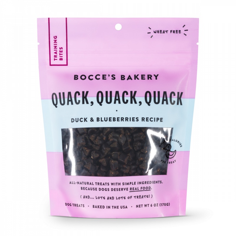 Bocce's Bakery Every Day Quack, Quack, Quack Training Bites Dog Treats