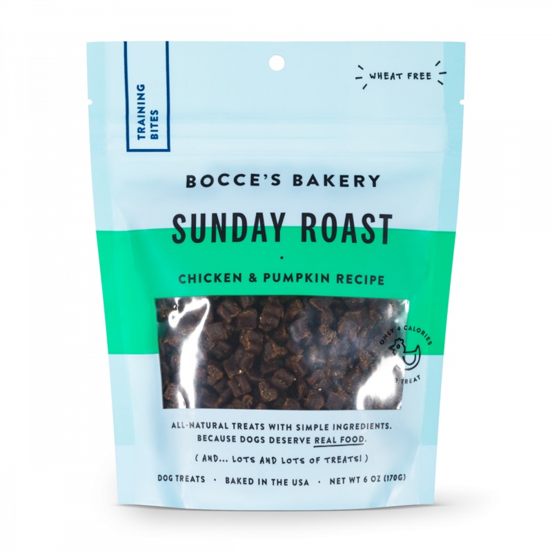 Bocce's Bakery Every Day Sunday Roast Training Bites Dog Treats
