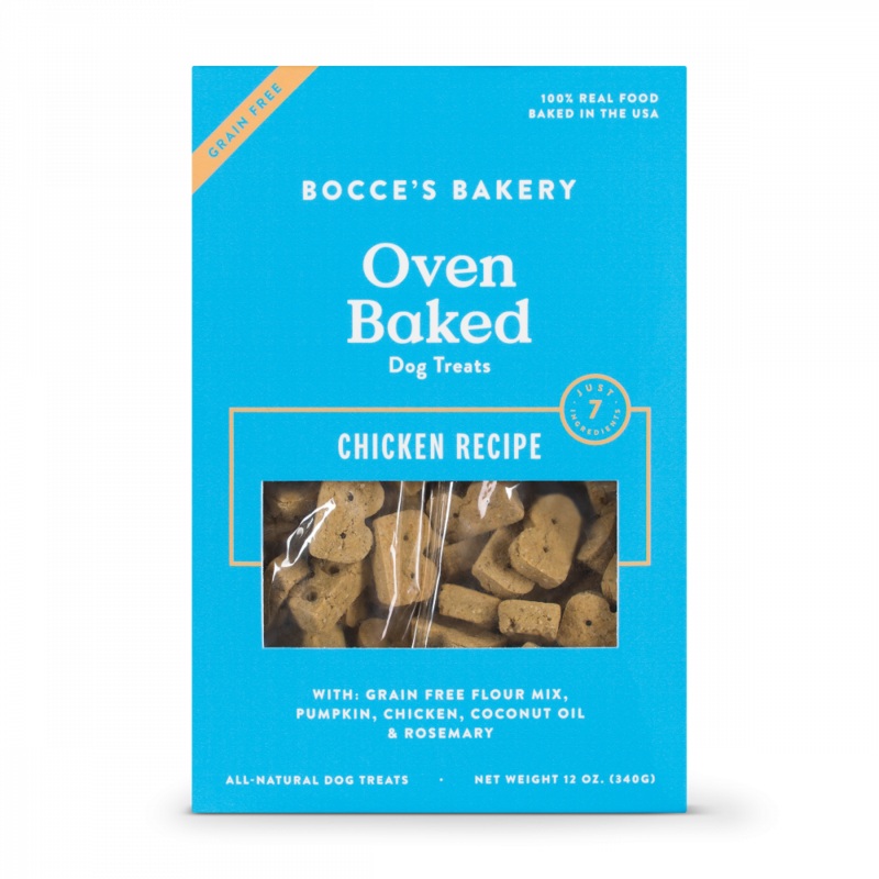 Bocce's Bakery Grain Free Chicken Dog Biscuits