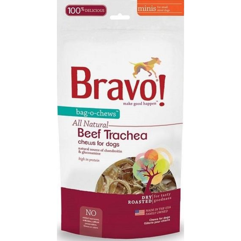 Bravo! Bag-O-Chews Dry Roasted Beef Trachea Dog Treats