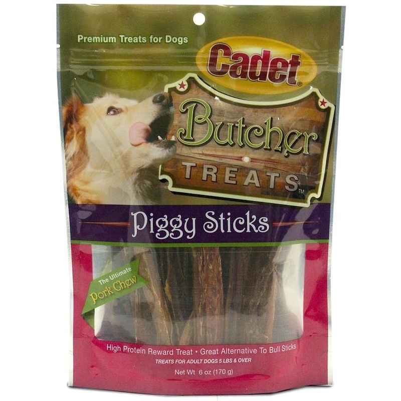 Cadet Butcher Treats Piggy Sticks Dog Treats