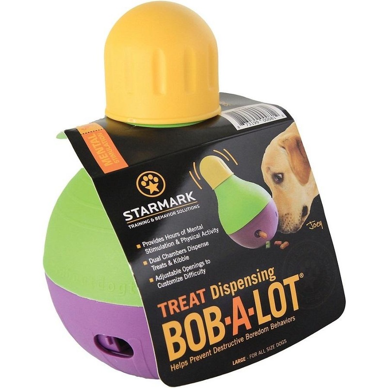 Starmark Treat Dispensing Bob-a-Lot Dog Toy (Large)