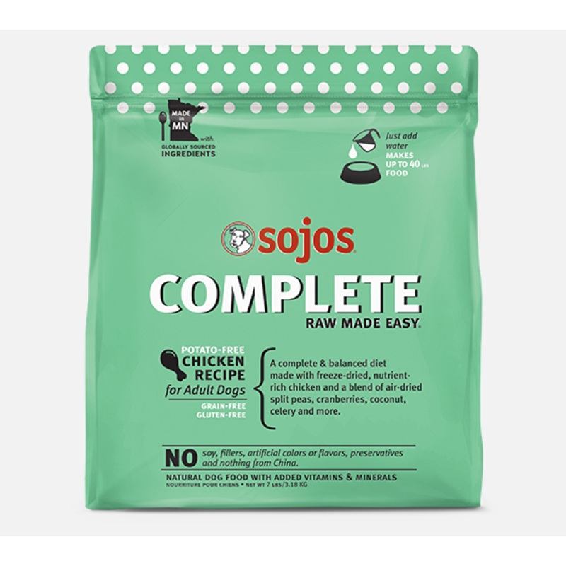 Sojos Complete Dog Food Chicken Recipe