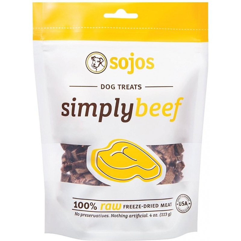 Sojos Simply Beef Freeze Dried Dog Treats