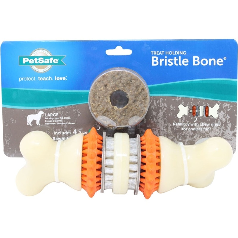 SPORTSMEN BRISTLE BONE REFILLABLE TREAT RINGS (LARGE)