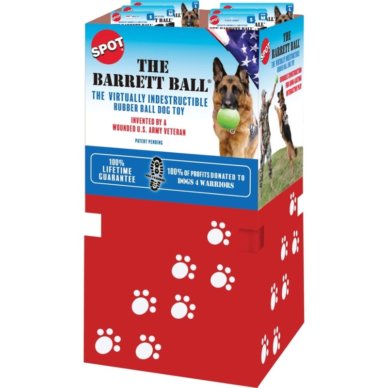 SPOT BARRETT BALL DISPLAY (30 PC, ASSORTED)