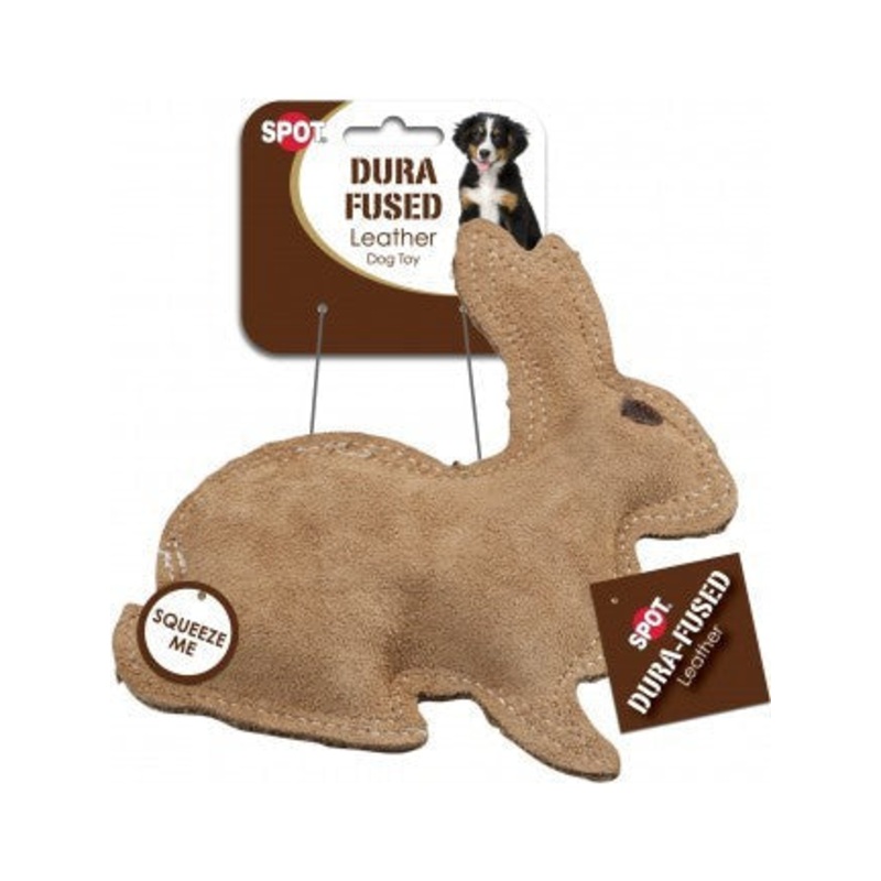 Spot DURA-FUSED LEATHER & JUTE RABBIT SMALL