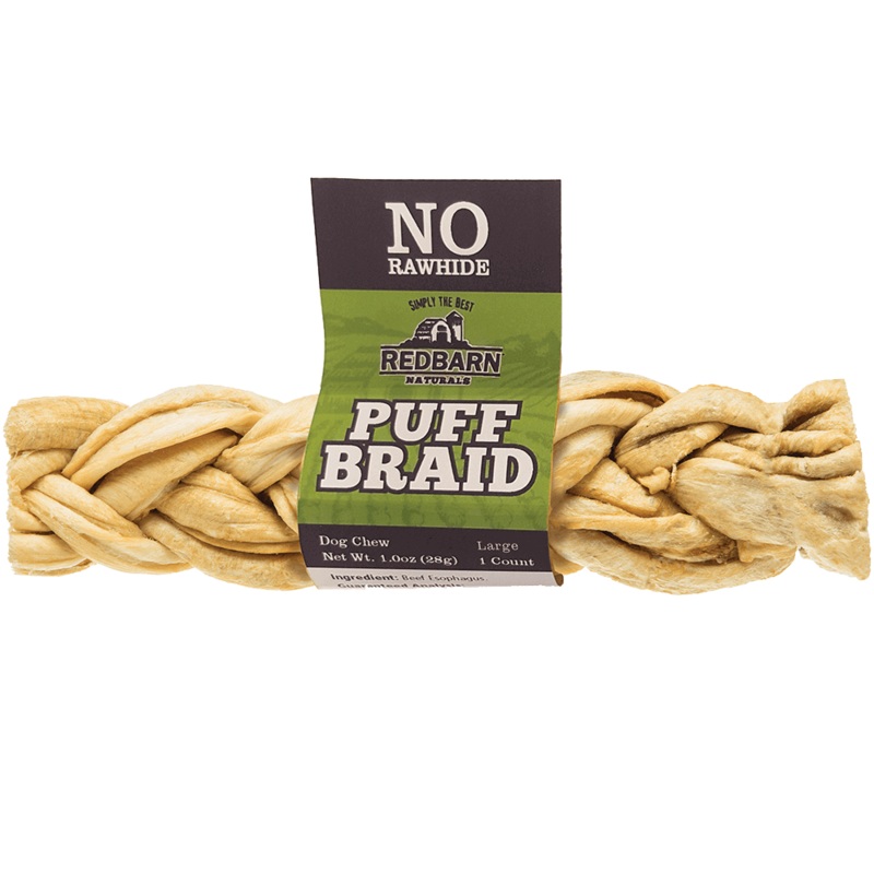 Redbarn Puff Braid Dog Treats