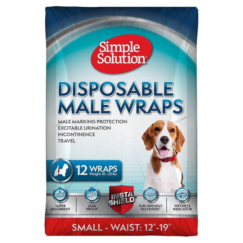 Simple Solution Disposable Male Dog Wraps