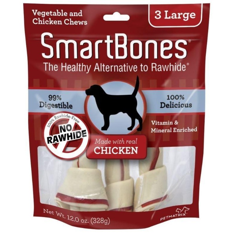 SmartBones Large Chew Bones Dog Treats