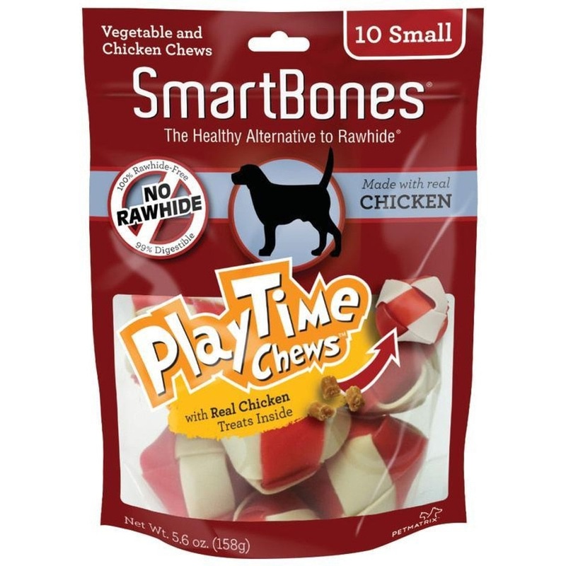 Smartbones Playtime Chews W/Real Chicken Inside (Chicken/ Veg Small)