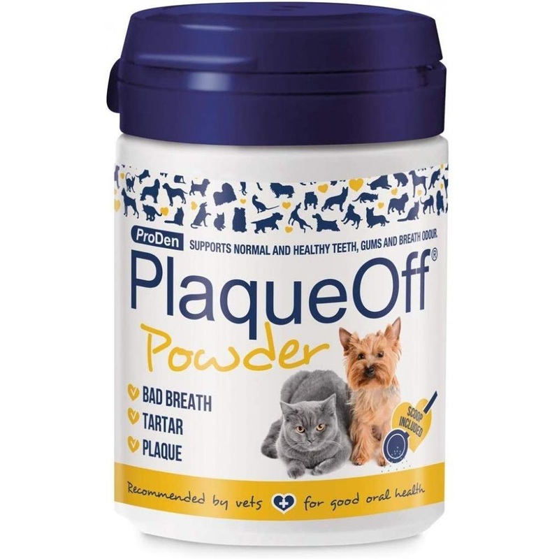 Proden PlaqueOff Dental Powder Supplement for Dogs & Cats