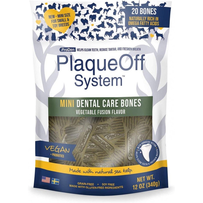Proden PlaqueOff Mini Dental Vegetable Fusion Bones for Small Breed Dogs