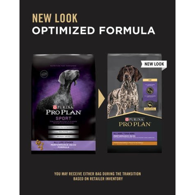 Purina Pro Plan All Ages Sport Performance 30/20 Chicken & Rice Formula (37.5 lb)