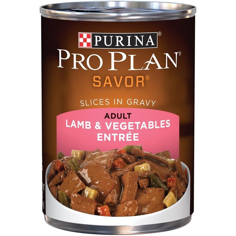 Purina Pro Plan Savor Adult Lamb & Vegetable Entree Canned Dog Food