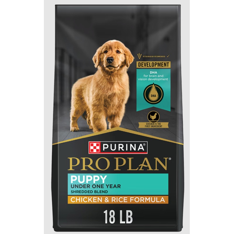 Purina Pro Plan Savor Puppy Shredded Blend Chicken & Rice Formula Dry Dog Food