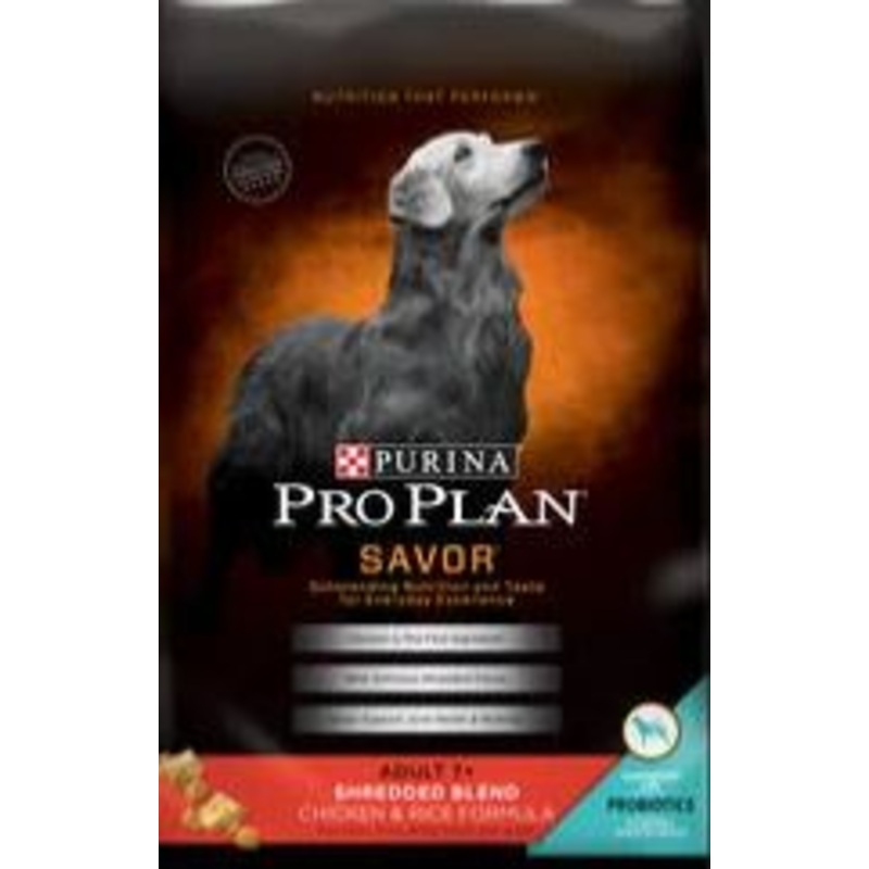 Purina Pro Plan SAVOR Shredded Blend Adult 7+ Chicken & Rice Formula Dry Dog Food (34-lb)