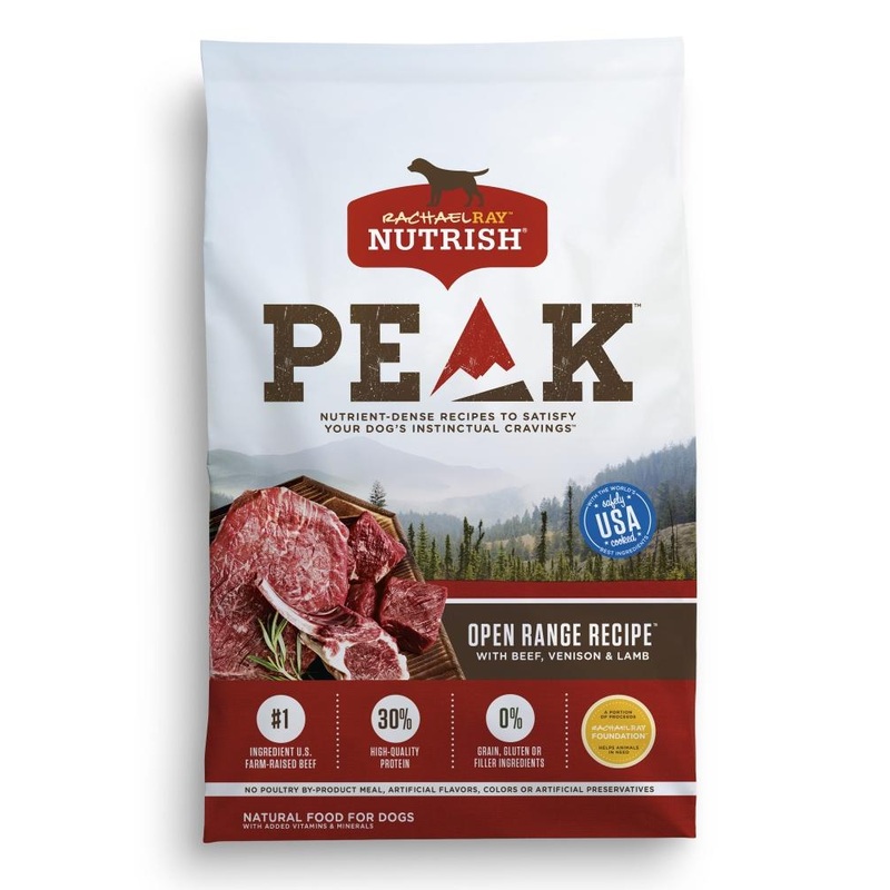 Rachael Ray Nutrish Peak Open Range Grain Free Beef, Venison, & Lamb Recipe Dry Dog Food