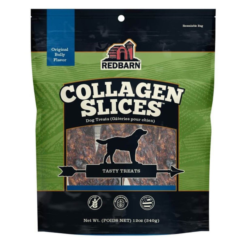 Redbarn Collagen Slices Original Bully Flavor Dog Treats