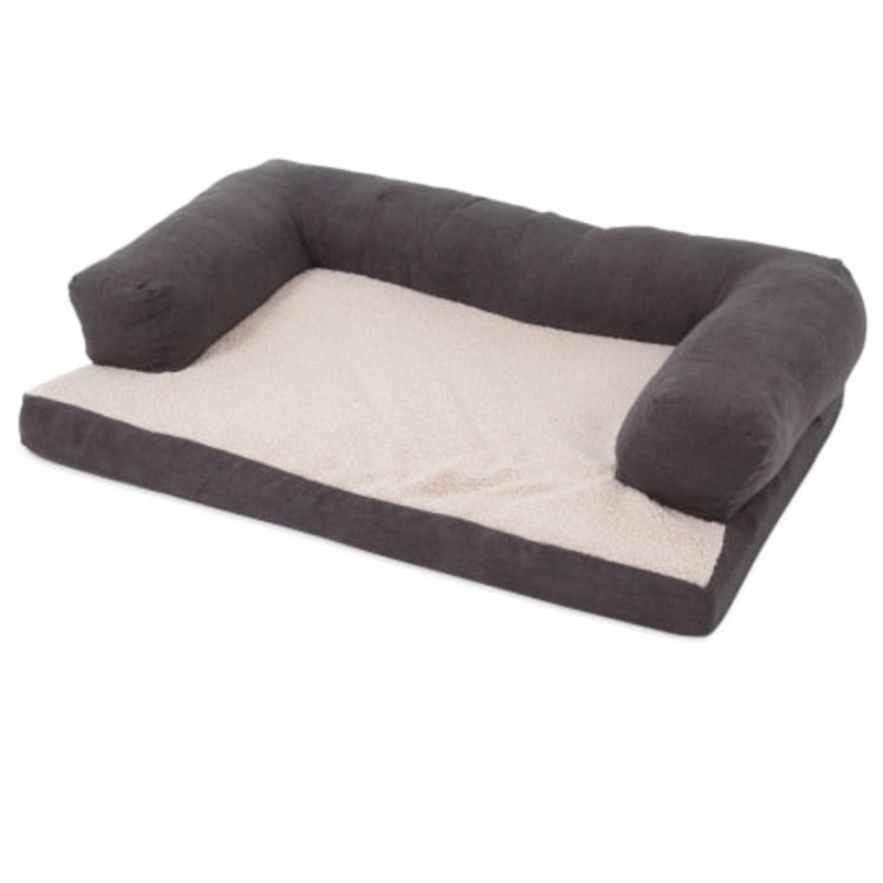 Petmate Aspen Pet Bolster Orthopedic Pet Bed (35" L x 25" W x 7.5" H)