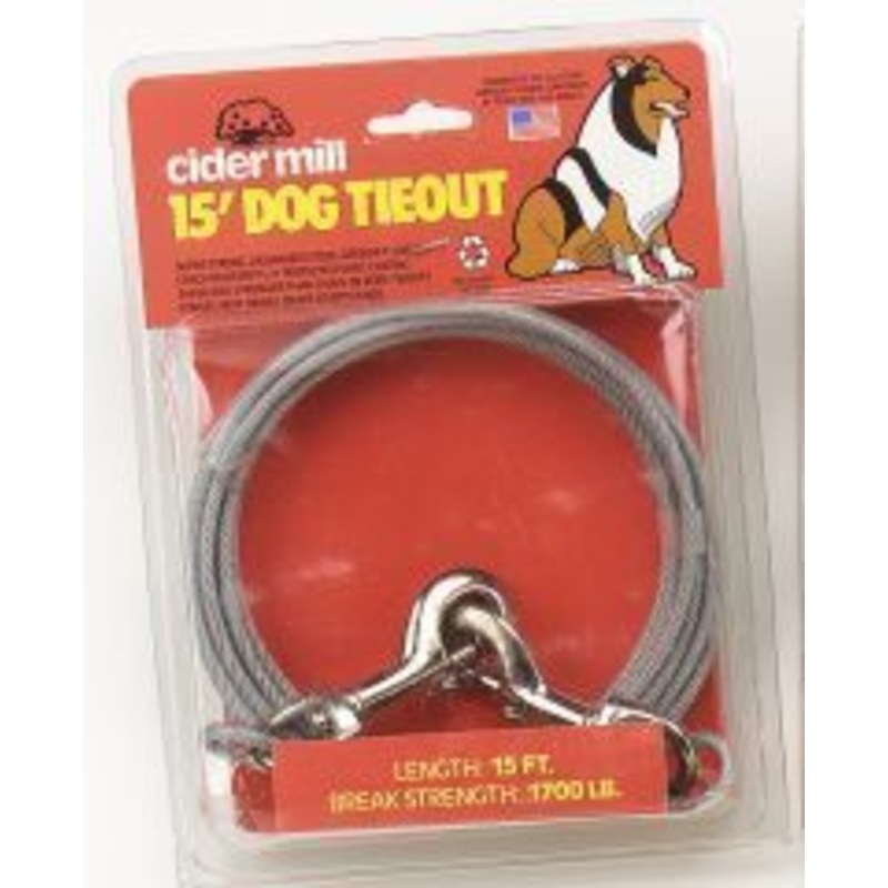 Petmate Vinyl Tieout Clear Break Strength 1700lbs