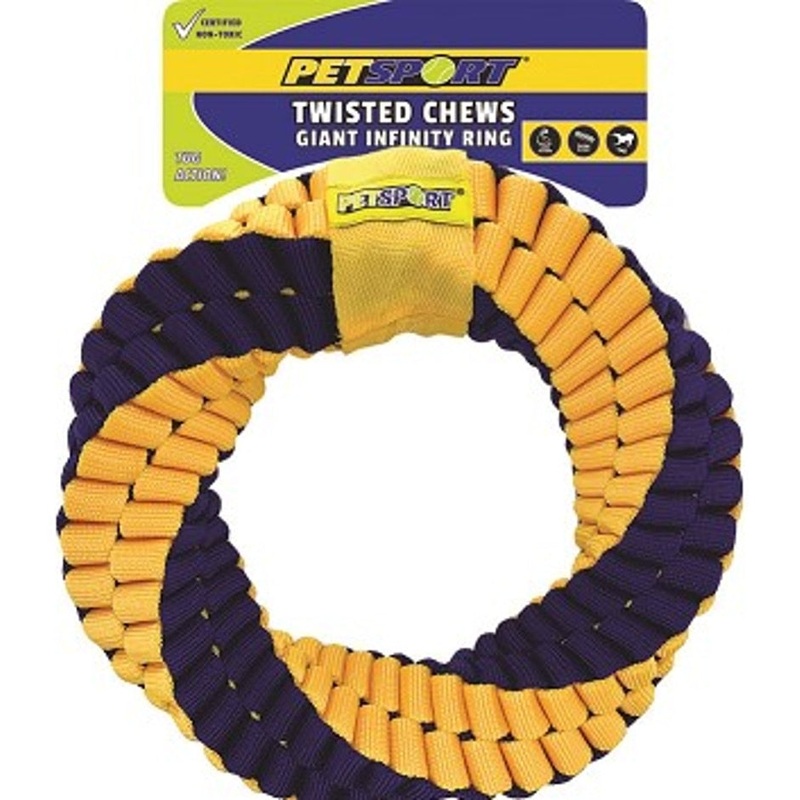 PETSPORT TWISTED CHEWS INFINITY RING (XL)