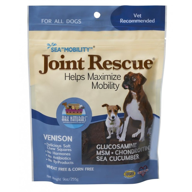 Ark Naturals Sea Mobility Joint Rescue Venison Recipe Jerky Treats