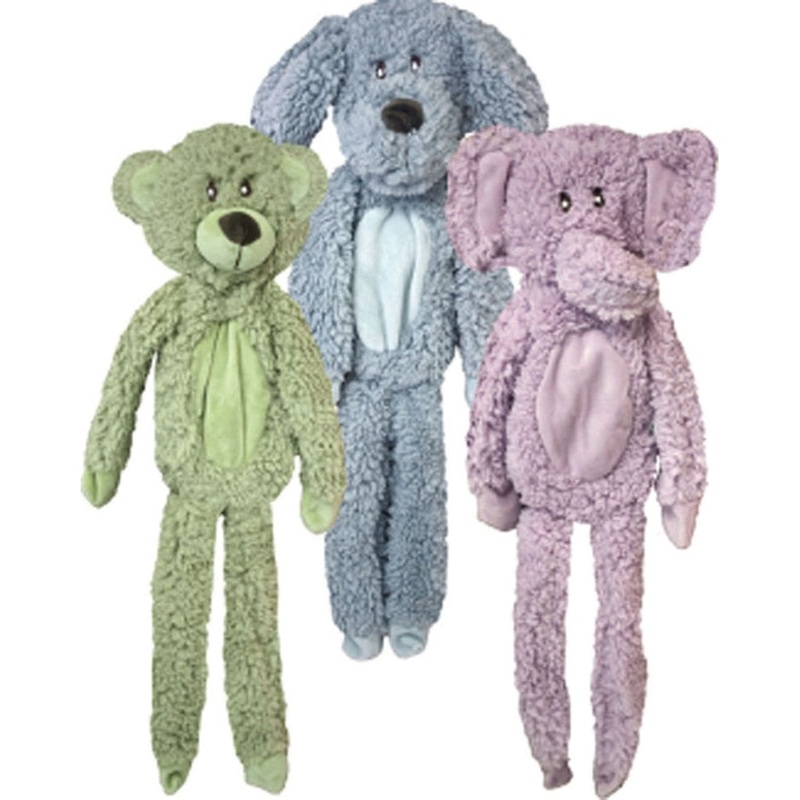AROMADOGFLEECE LONG FLATTIE CRINKLE/SQUEAK (19 IN)