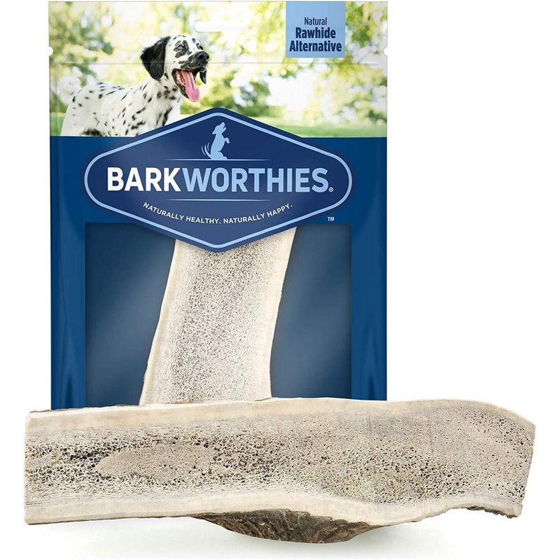 Barkworthies Split Elk Antler Dog Chew for Extra Large Breed Dogs