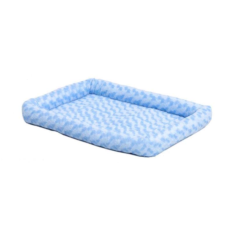 24" QuietTime Powder Blue Fashion Bolster Bed