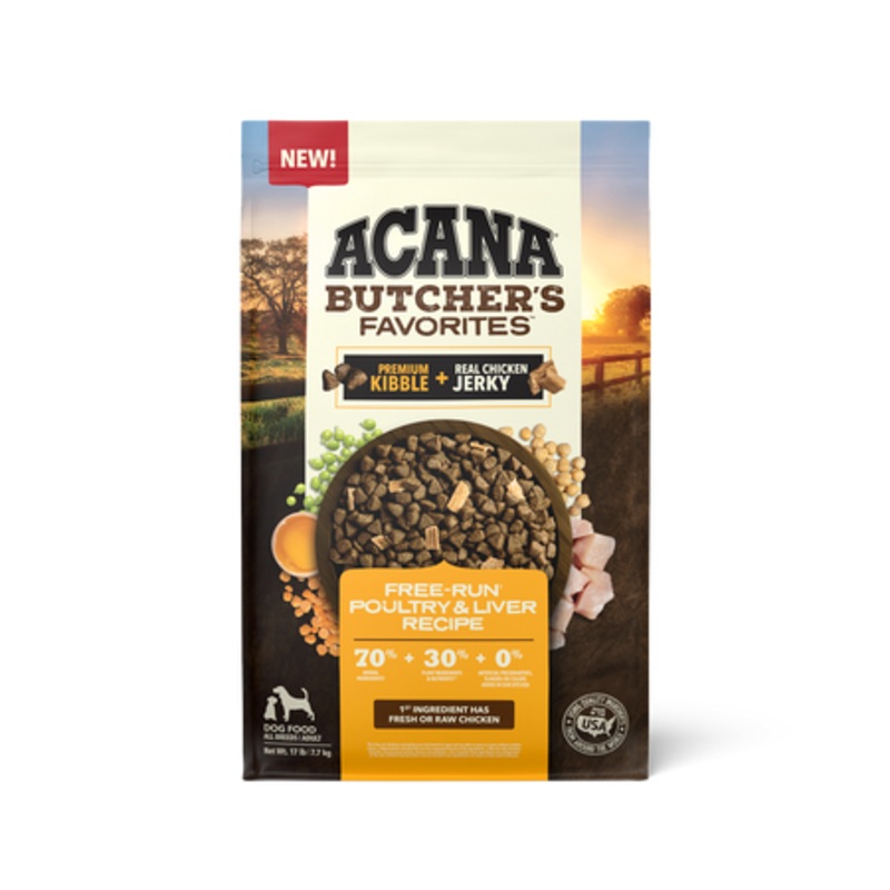ACANA Butcher's Favorites Free-Run Poultry & Liver Recipe Dry Dog Food